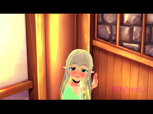 ❤️ (トラップ)エルフのメイドが顔を洗うのを手伝う ️ ファッキングビデオ ❌️❤